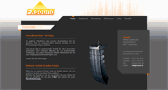 Desktop Screenshot of fxsound.de